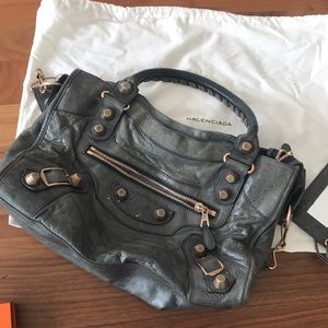 🖤 Balenciaga Motocross Giant 21 City Bag